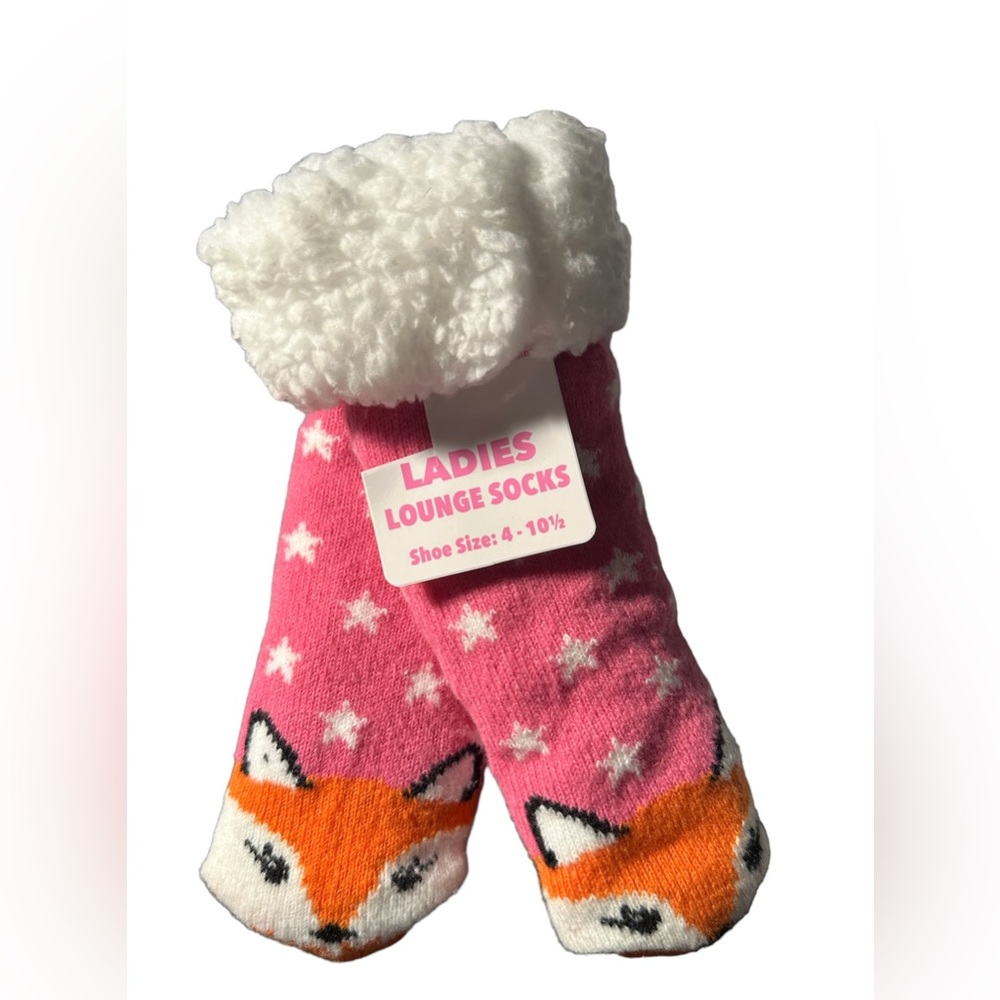 Women' Sherpa Winter Fleece Lining Animal Socks Non Slip Warm Fuzzy Cozy